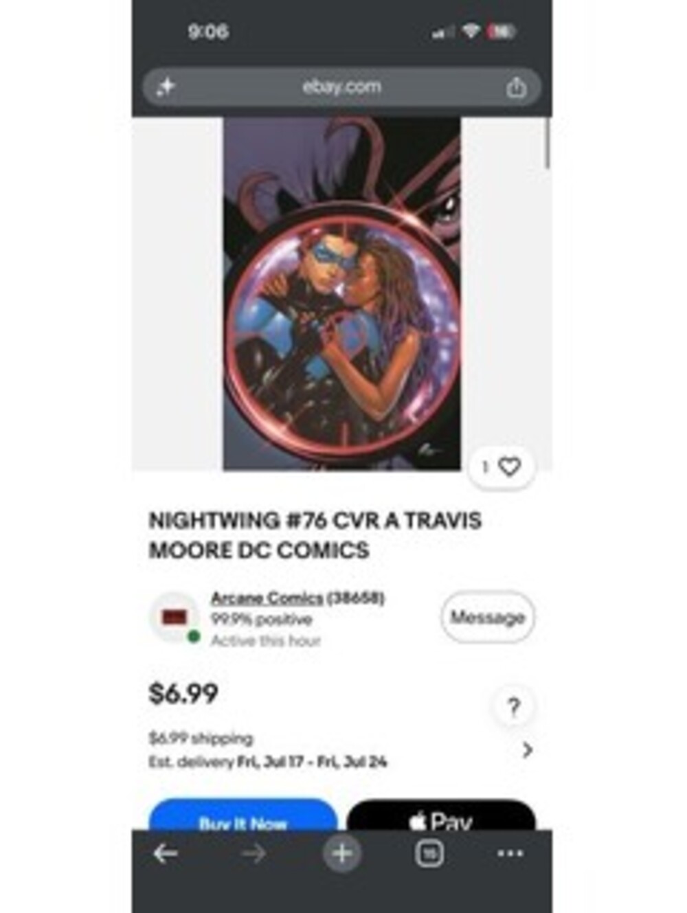 Nightwing #76 Comic Book by Travis Moore